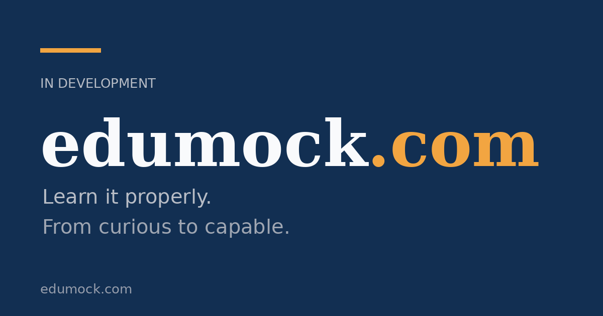Link preview image for edumock.com